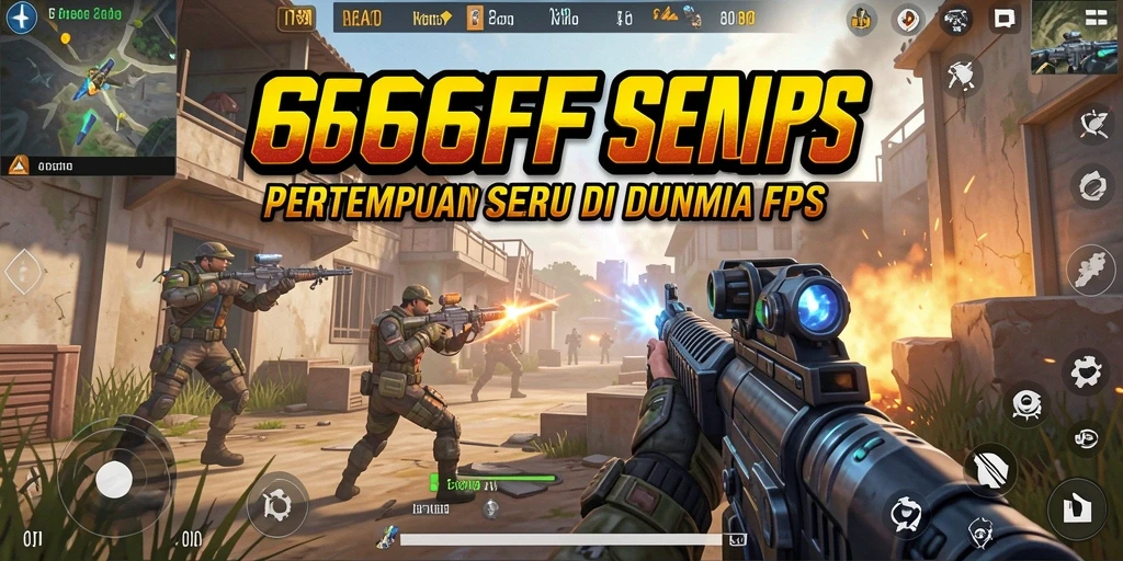 Tampilkan aksi mendebarkan dalam game FPS 666FF.