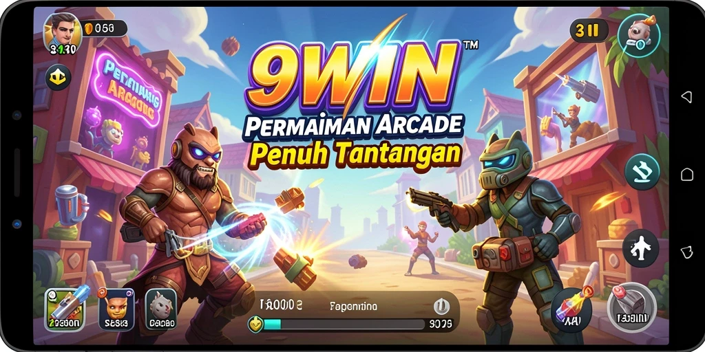 Tampilan gameplay 9WIN yang penuh warna dan seru.