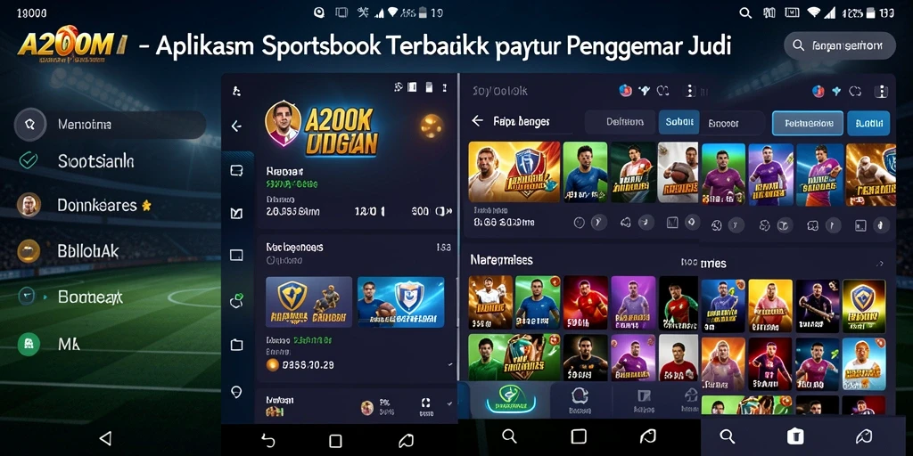 Tampilan menarik dari gameplay A200M yang dinamis.