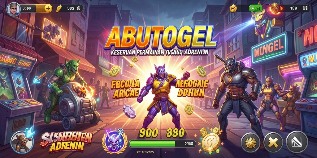 Tampilan gameplay seru dan menantang dari ABUTOGEL.