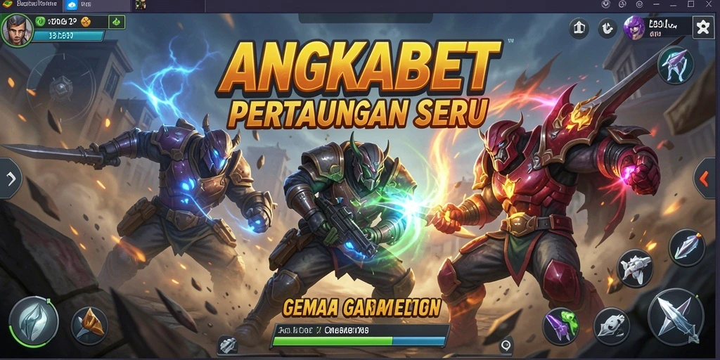 Tampilan gameplay ANGKABET yang mendebarkan dan penuh aksi.