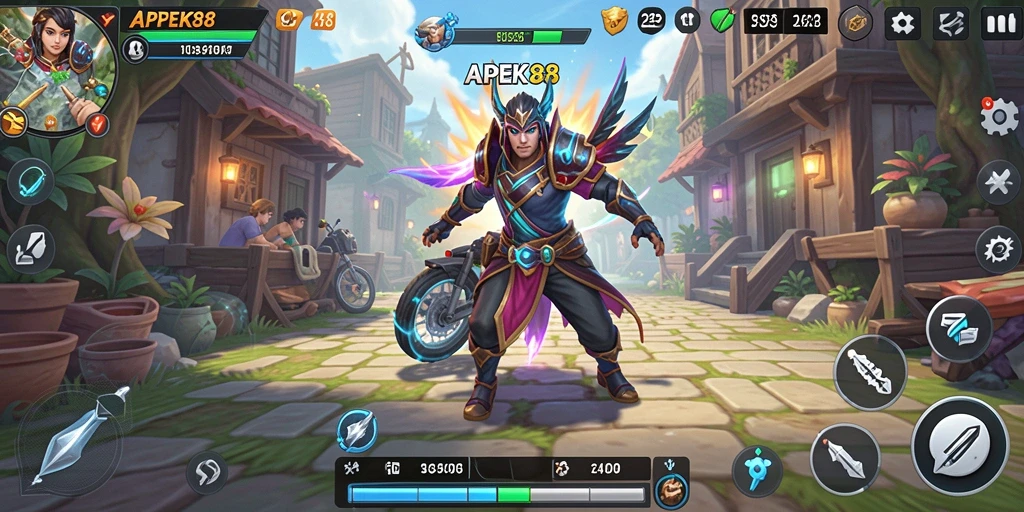 Tampilan gameplay APEK88 yang seru dan mendebarkan.