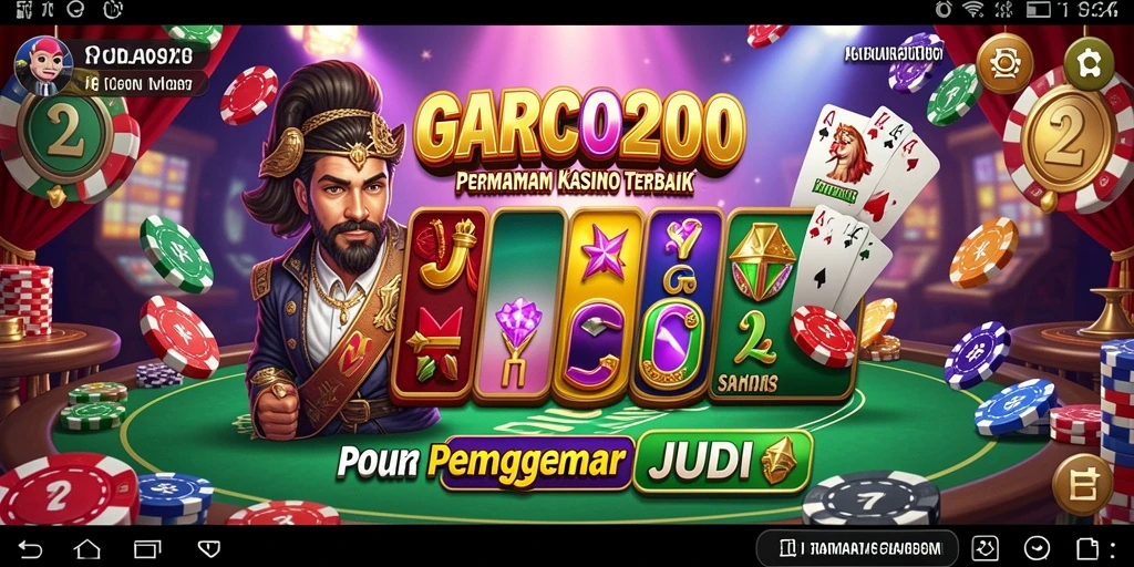 Tangkapan layar GARCO200 menampilkan gameplay Kasino yang menarik dan interaktif.