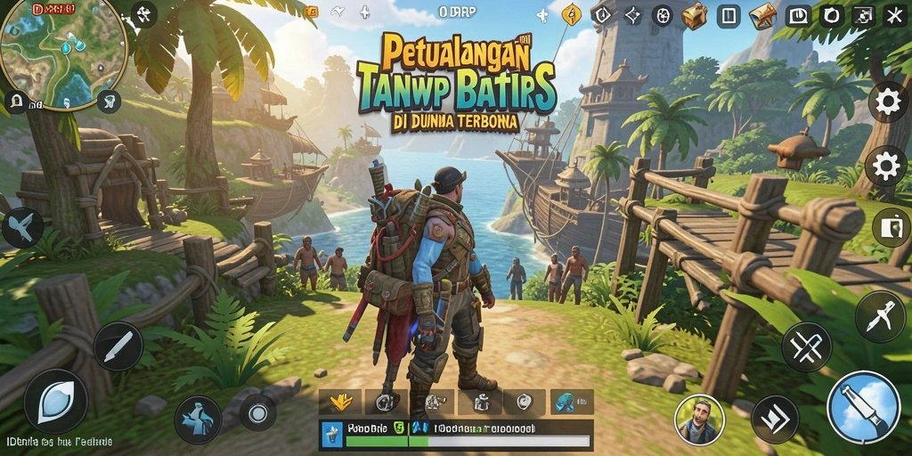 Tangkapan layar gameplay Open World yang menampilkan eksplorasi yang mendalam.