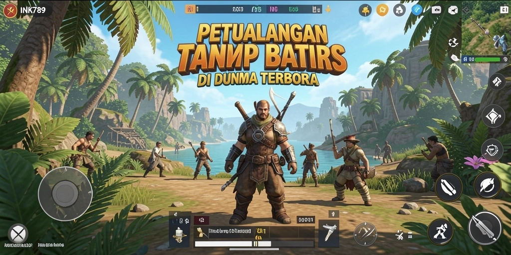 Gameplay INK789 dalam dunia terbuka yang menakjubkan.