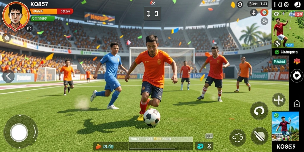 Tampilan gameplay KO857 yang menarik dan mendebarkan.