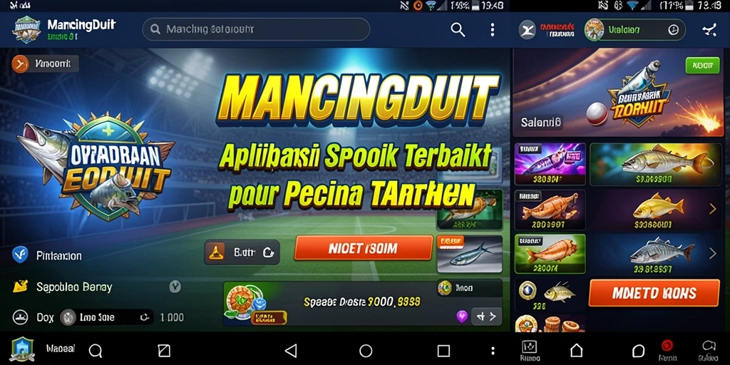 Tampilan seru gameplay MANCINGDUIT dengan antarmuka yang menarik.