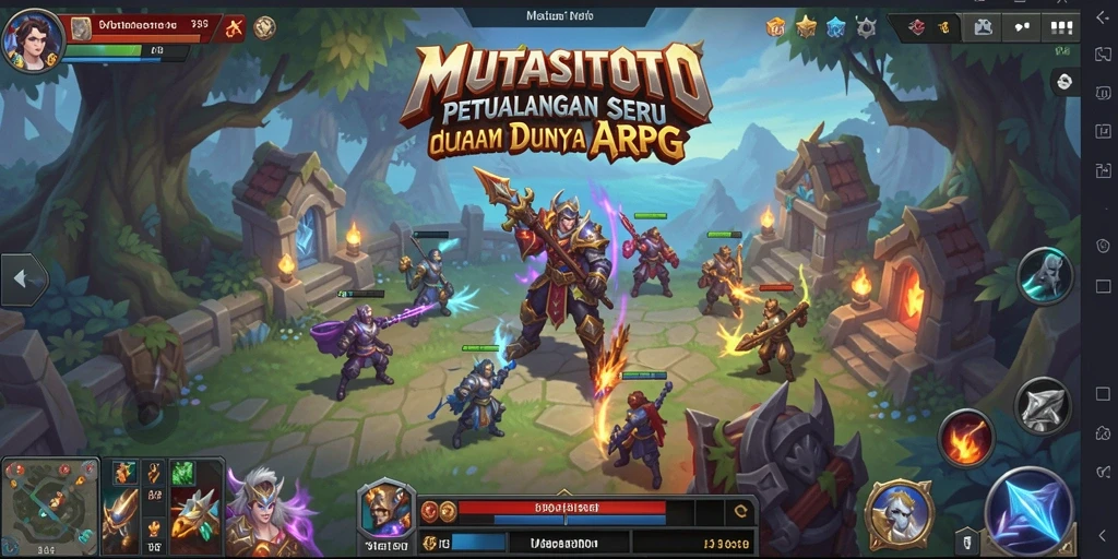 Tampilan gameplay seru dari MUTASITOTO dengan pertempuran yang mendebarkan.