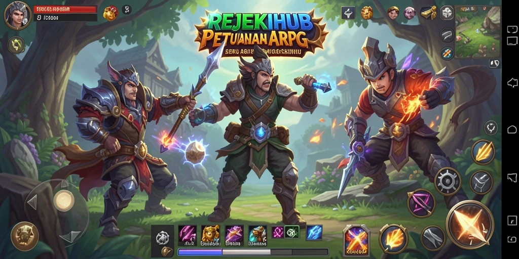 Tampilan gameplay mendebarkan di dunia REJEKIHUB.
