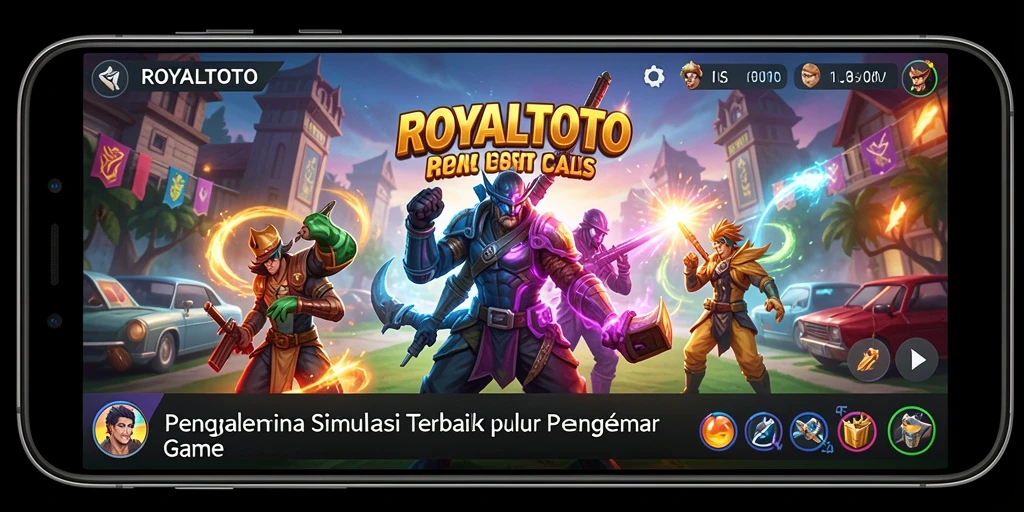 Tampilan gameplay menarik dalam ROYALTOTO dengan grafis yang memukau.